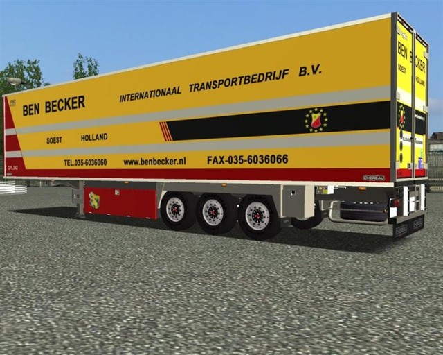 ets Trailer Ben Becker Soest chereau verv reefer ETS TRAILERS