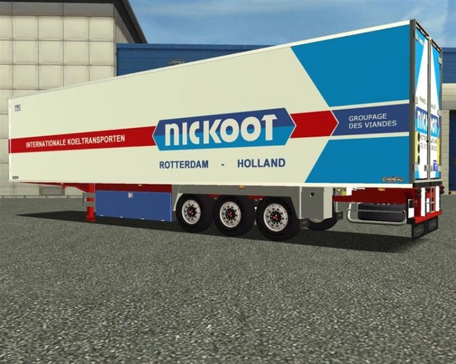 ets Trailer Nickoot Rotterdam chereau verv reefer ETS TRAILERS