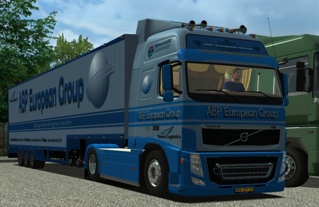 ets Volvo FM by skin Volvoduck  ABP Yusen Combo ve ETS COMBO'S