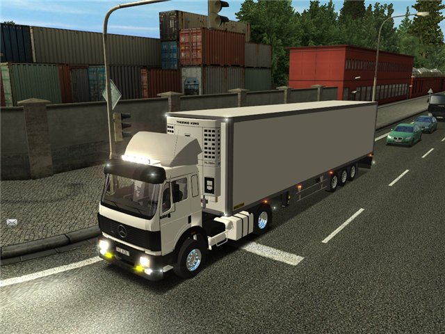 gts Mercedes 1835 white +trailer + interieur by Le GTS COMBO'S