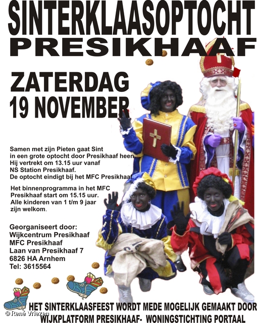 René Vriezen 2011-11-19#0000-5 Sinterklaas en Pieten Optocht Presikhaaf zaterdag 19 november 2011