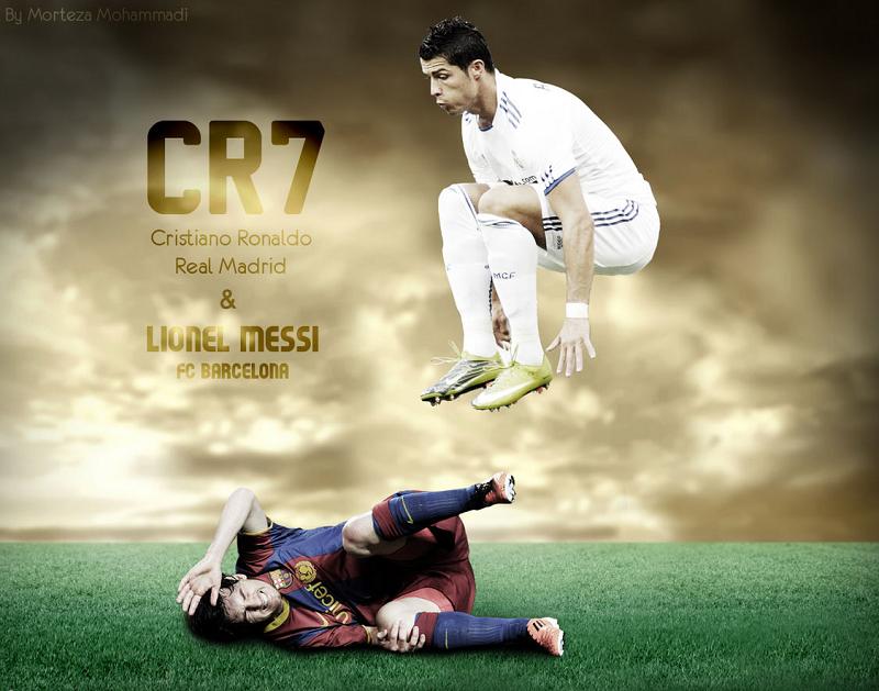 cristiano-ronaldo-vs-lionel-messi-wallpaper - 