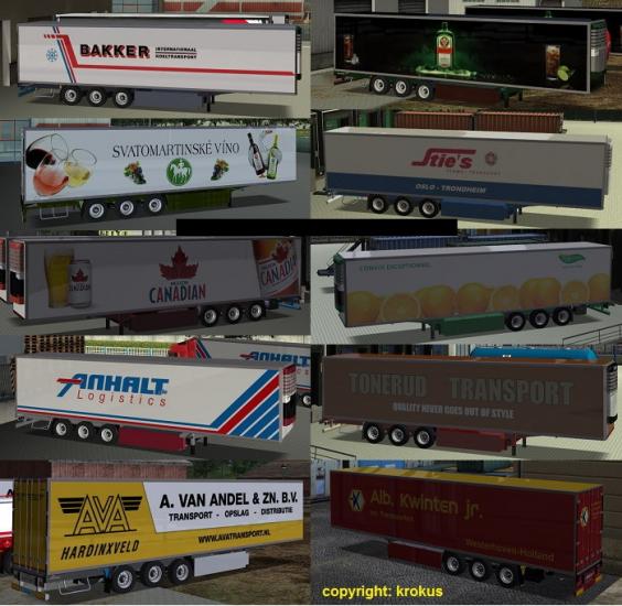gts Trailers pack reefer-for-GTS by krokus GTS TRAILERS