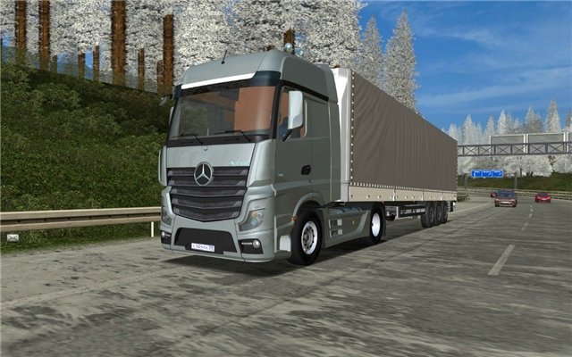 gts Mercedes Actros NEW MP4 + Interieur REAL by mr GTS TRUCK'S