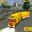 ets DAF XF + tandem DHL ski... - ETS COMBO'S