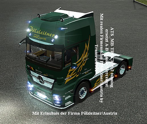 gts ats Mercedes Actros 4x2 PÃ¶lzleitner Austria b GTS TRUCK'S