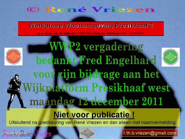 RenÃ© Vriezen 2011-12-12#0033 F WWP 2 Erwtensoep laatste vergadering 2011 en Bedankt Fred S. Wijkplatform Presikhaaf 12 december 2011