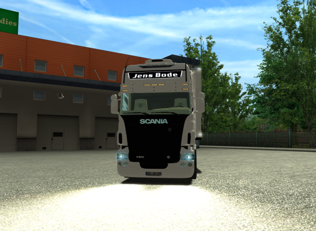 ets Scania R500 new Black & White TSU JENS BODE ve ETS COMBO'S