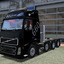 gts VOLVO FH16 660 8x4 zwart - GTS TRUCK'S