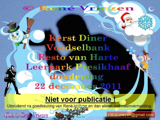 René Vriezen 22-12-2011 000 KerstDiner VoedselBank Resto van Harte Leerpark Presikhaaf donderdag 22 december 2011
