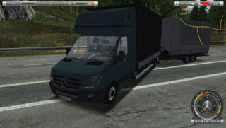 gts Mercedes Sprinter 311C  + interior + trailer v GTS TRUCK'S