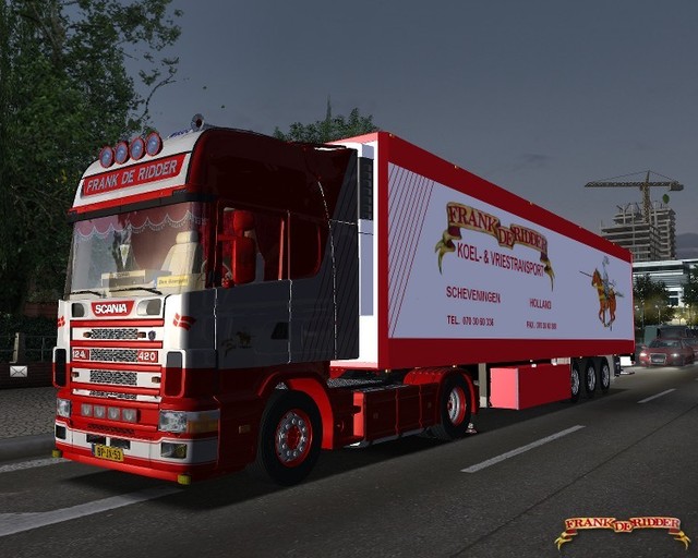 gts Scania 124L+Daf xf 105+trailer+inter-Frank de  GTS COMBO'S