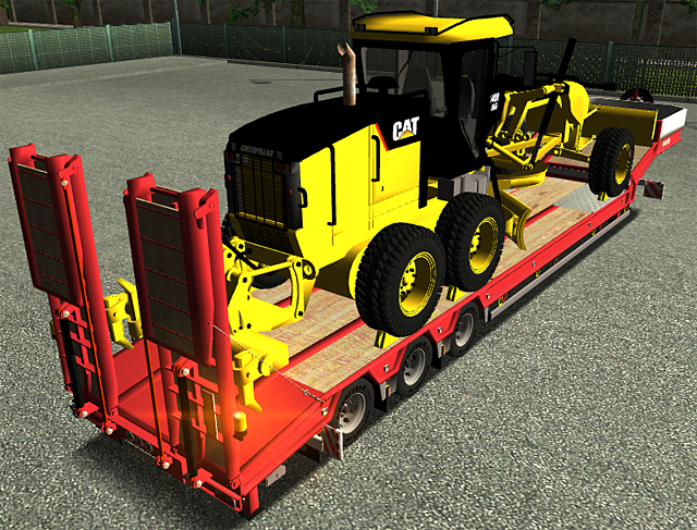 ets Convoi Pack niveleuse packv2 ETS TRAILERS