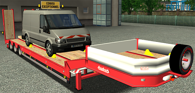 ets Convoi Pack voiture pilote packv2 ETS TRAILERS