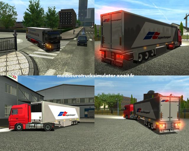 ets Trailer Frigo Basic Frappa + Template  VERSION ETS TRAILERS