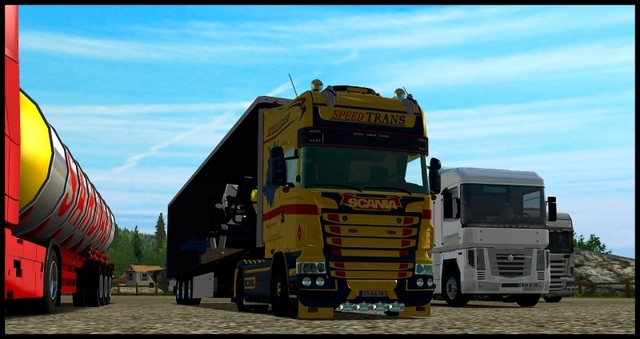 ets Scania R460 Speed Trans by alex verv scania A  ETS TRUCK'S