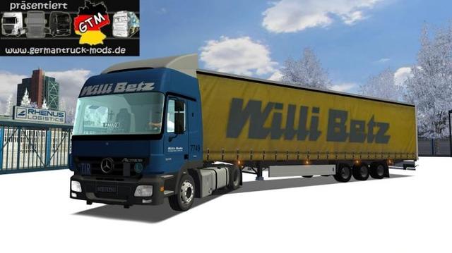 gts Mercedes Actros 1844 +Schmitz  Willi Betz low  GTS COMBO'S