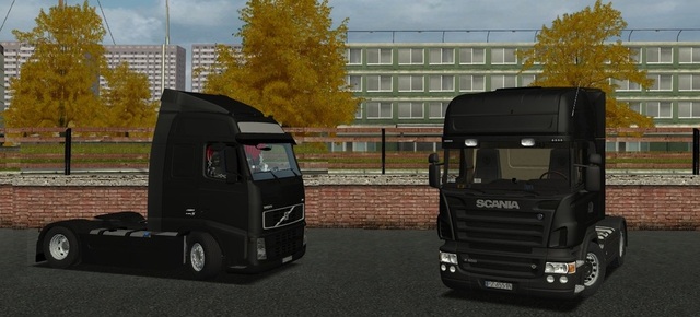 gts Scania R440 +Volvo Fh480 black + Krone coollin GTS COMBO'S