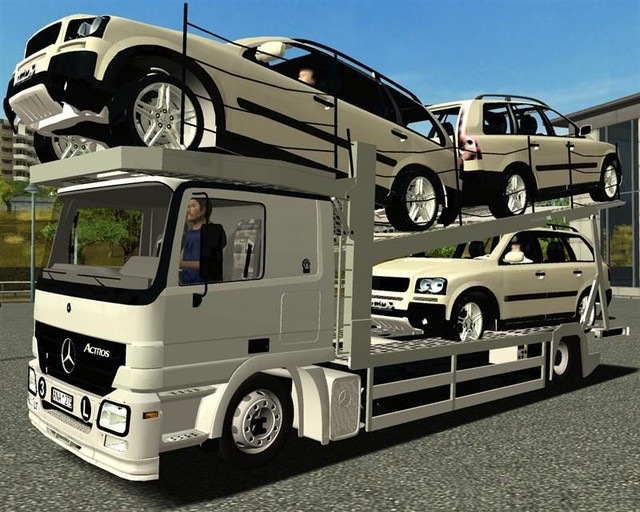 ets Mercedes Actros BDF +tandem with Volvo verv mb ETS COMBO'S