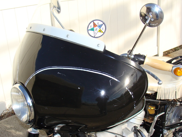 644760 '69 R75-2 Black-White 004 SOLD.....#644760 '69 BMW R50/2 Black & White. Fairing, Bags, Solo Seat. 13,900 Miles VGC