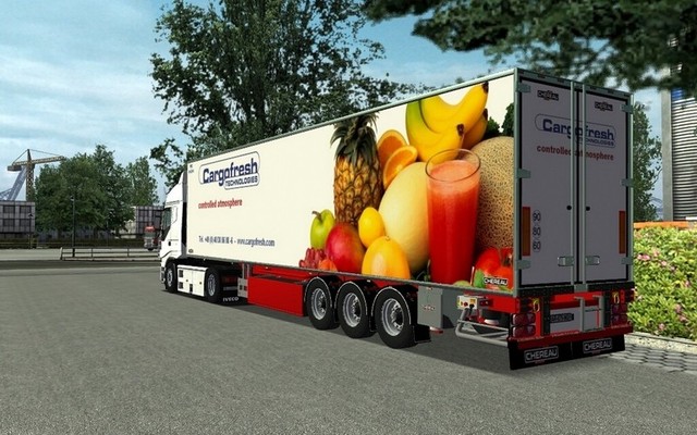 gts Chereau Technogram + Skinpack by scania toplin GTS TRAILERS