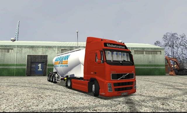 gts Volvo FH +Cementtrailer verv volvo A B C cemen GTS COMBO'S