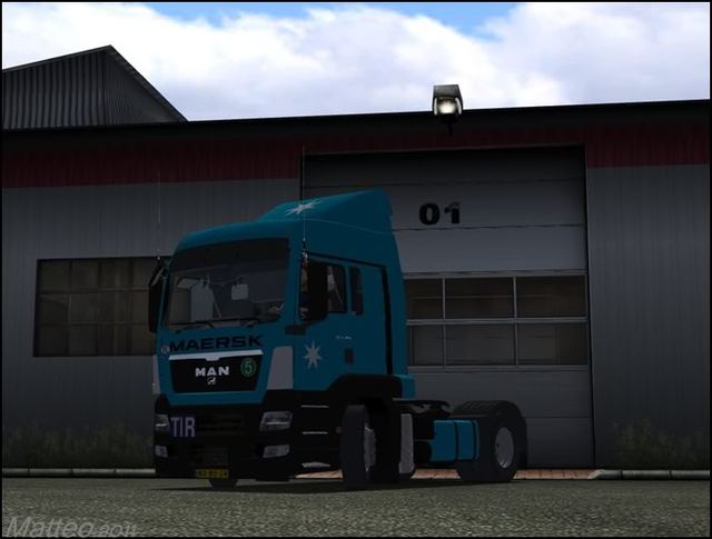 ets Maersk Truck's MAN TGS by Matteo verv man A. ETS TRUCK'S