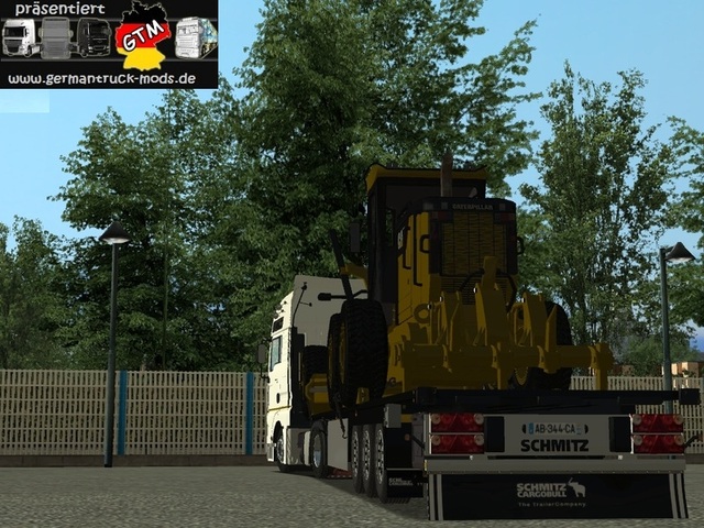 gts Trailer met Caterpilar modificatie M I H A I v GTS TRAILERS