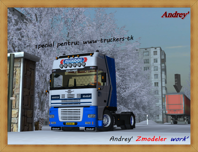 gts DAF 95XF Nickoot HOLLAND by Andrey verv daf B GTS TRUCK'S