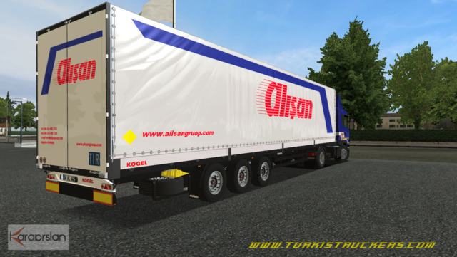 gts Scania G420 + Trailer ALISAN verv sc A contain GTS COMBO'S