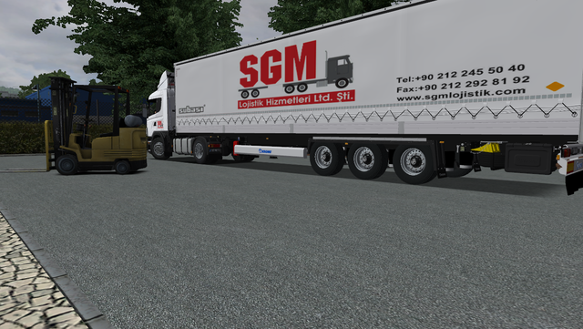 gts Scania G420 + Trailer SGM logistik by KARAARSL GTS COMBO'S