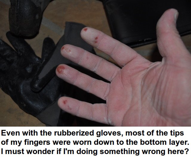 worn fingers - 