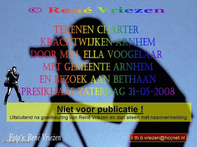 © René Vriezen 2008-05-31 #0000 Ondertekenen Charter Krachtwijken Min. Vogelaar en bezoek Bethaan Presikhaaf-2 31-05-2008