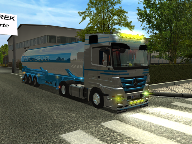 ets Mercedes Actros 1846 + silotrailer Poll-Nussba ETS COMBO'S