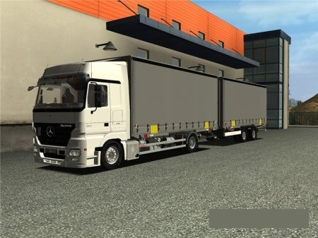 ets Mercedes Actros 2541 + Tandem verv volvo A tan ETS COMBO'S