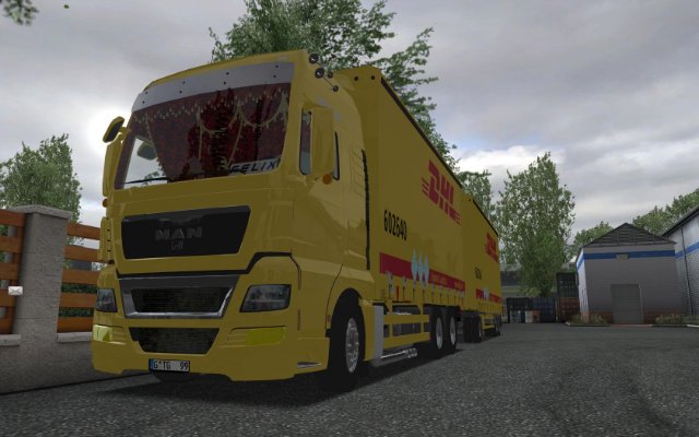 gts Man Tgx xxl jumbozugDHL-kv(haulin)goba63726 Specials GTS & USA gts