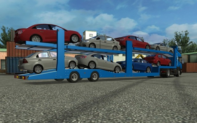 gts CarTransporter with chevrolet Cruze,Aveo by mr GTS TRAILERS