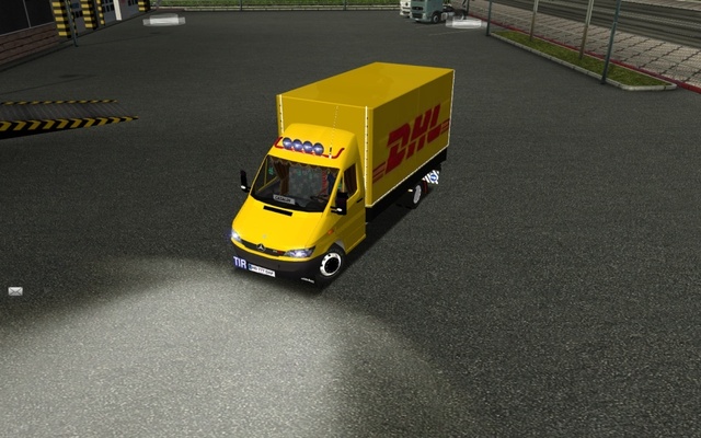 gts Mercedes Sprinter DHL Plane by Catalin verv mb GTS TRUCK'S