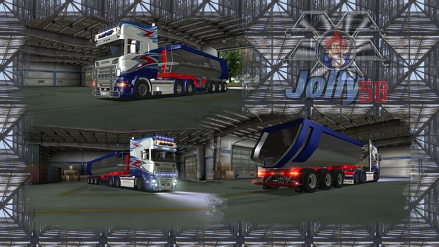 gts Scania R730 6x4 + Trailer Akeri by Capelle pas GTS COMBO'S