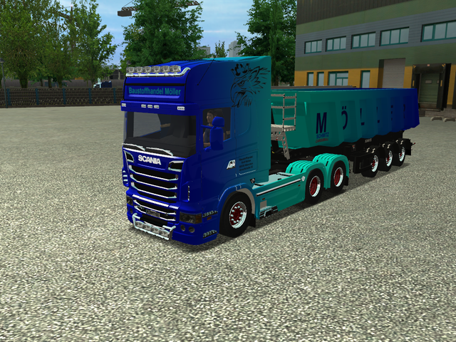 ets Scania 6x4 MÃ–LLER by Capelle convert Freddy J ETS COMBO'S