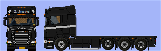 Scania Container bakwagen klaar interieur Online Transport Manager
