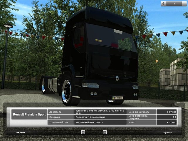 gts Renault Premium Sport + interieur verv renault GTS TRUCK'S