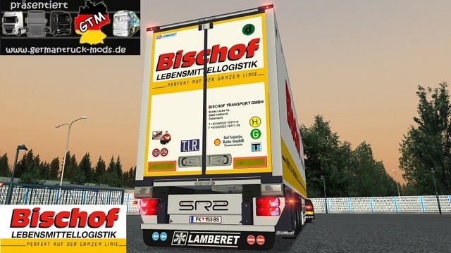 gts Volvo FH + Trailer Bischof Transporteskin by m GTS COMBO'S