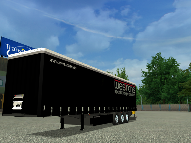 ets Krone WesTrans Trailer met kooiaap by brummi e ETS TRAILERS