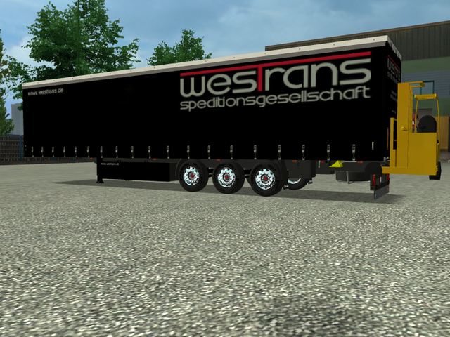 ets Krone WesTrans Trailer met kooiaap by brummi e ETS TRAILERS