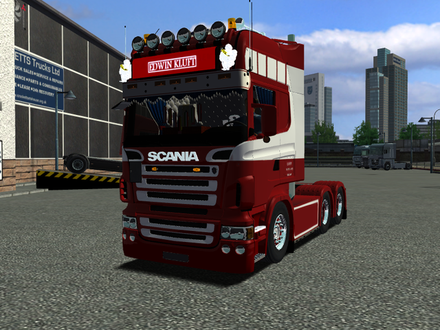 ets Scania 6x4 Edwin Kluft verv sc B zonder bulbar ETS DIVERSEN