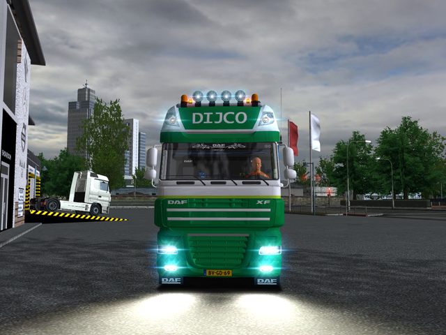 ets Daf XF 105 Dijco verv mb A 3 ETS TRUCK'S