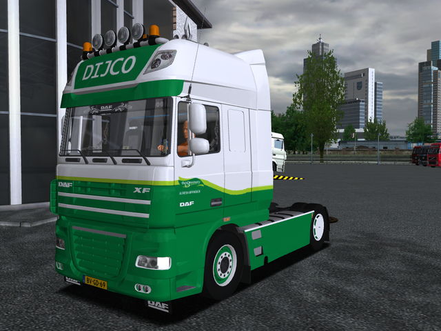 ets Daf XF 105 Dijco verv mb A 4 ETS TRUCK'S