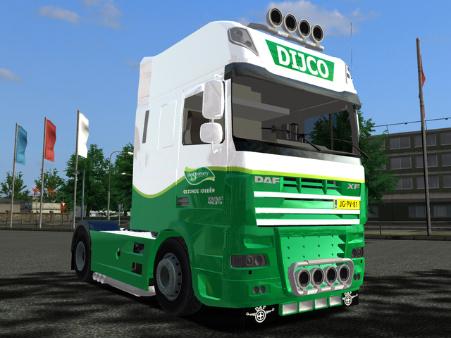 ets DAF XF 105 Dijco verv volvo A ETS TRUCK'S