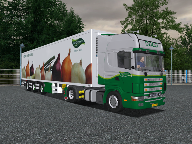 ets Scania 124L + Trailer Dijco by ED verv sc A re ETS COMBO'S